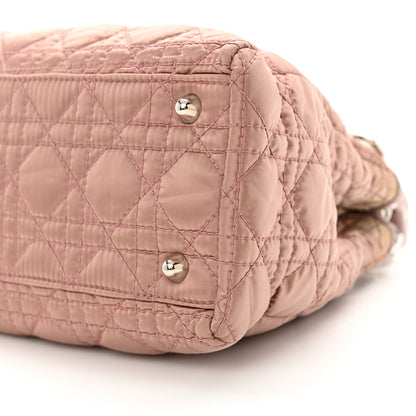 Christian Dior Satin Cannage Charming Small Lock Flap Shoulder Bag Pink 10 of 14