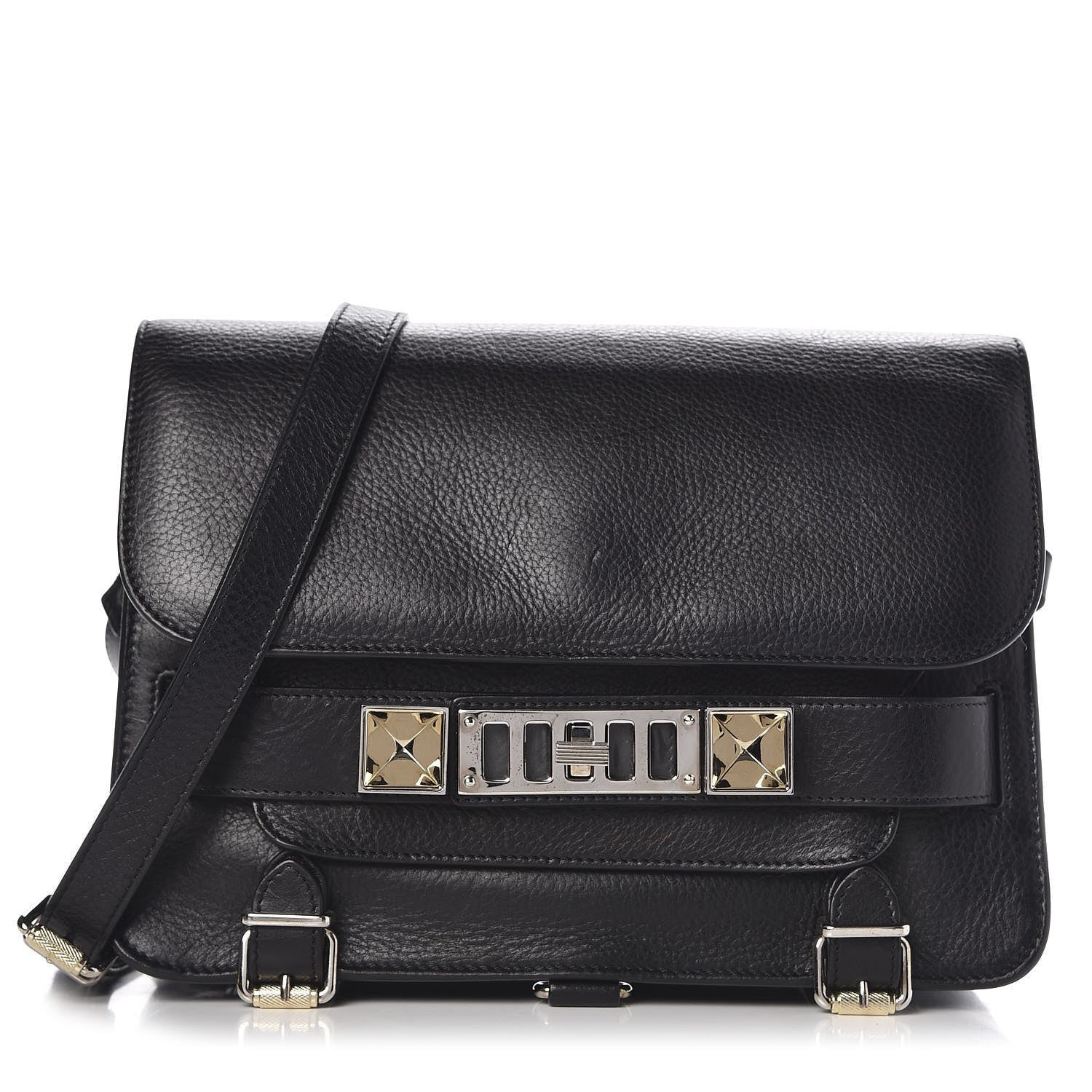 Proenza Schouler Calfskin PS11 Classic Shoulder Bag Black 1 of 8
