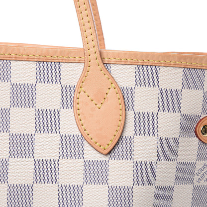 Louis Vuitton Damier Azur Neo Neverfull MM Rose Ballerine 16 of 20