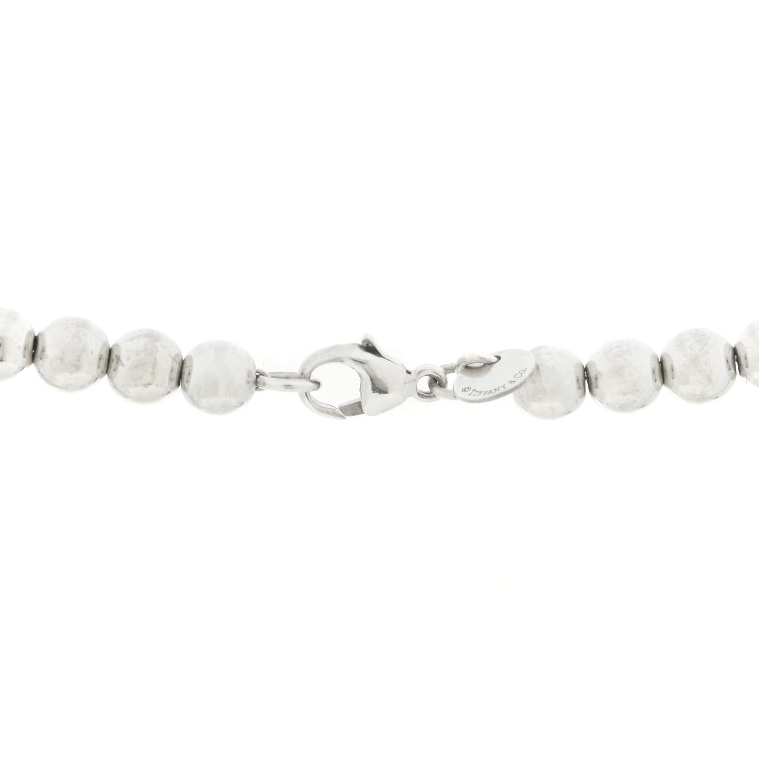 Tiffany Sterling Silver HardWear Graduated Ball Necklace 4 of 5