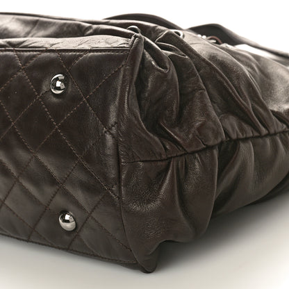 Chanel Calfskin East West Modern Chain Tote Dark Brown 9 of 9