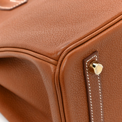 Hermes Natural Barenia Faubourg Birkin 30 Fauve 11 of 17