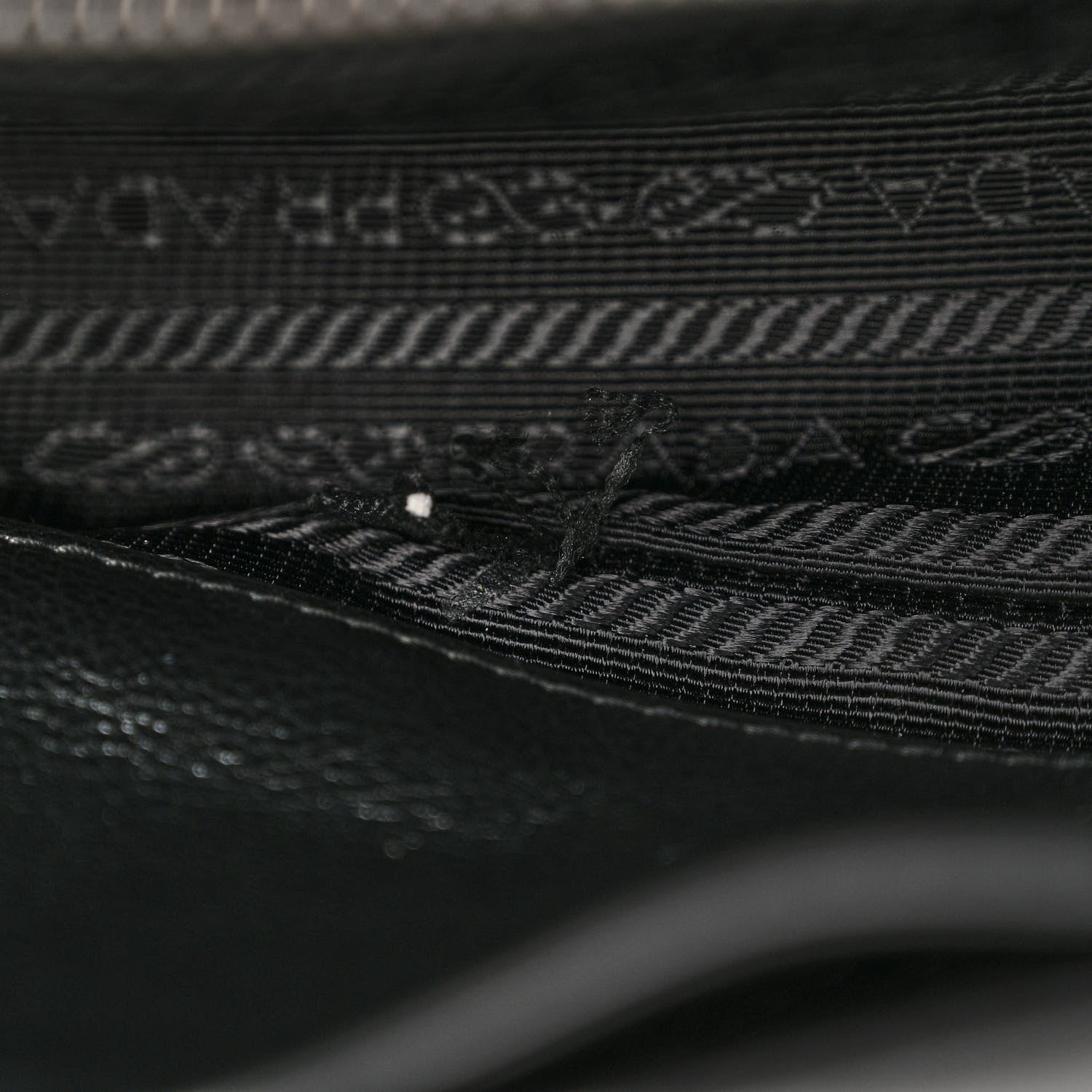 Prada Glace Calfskin Studded Crossbody White Black 10 of 14