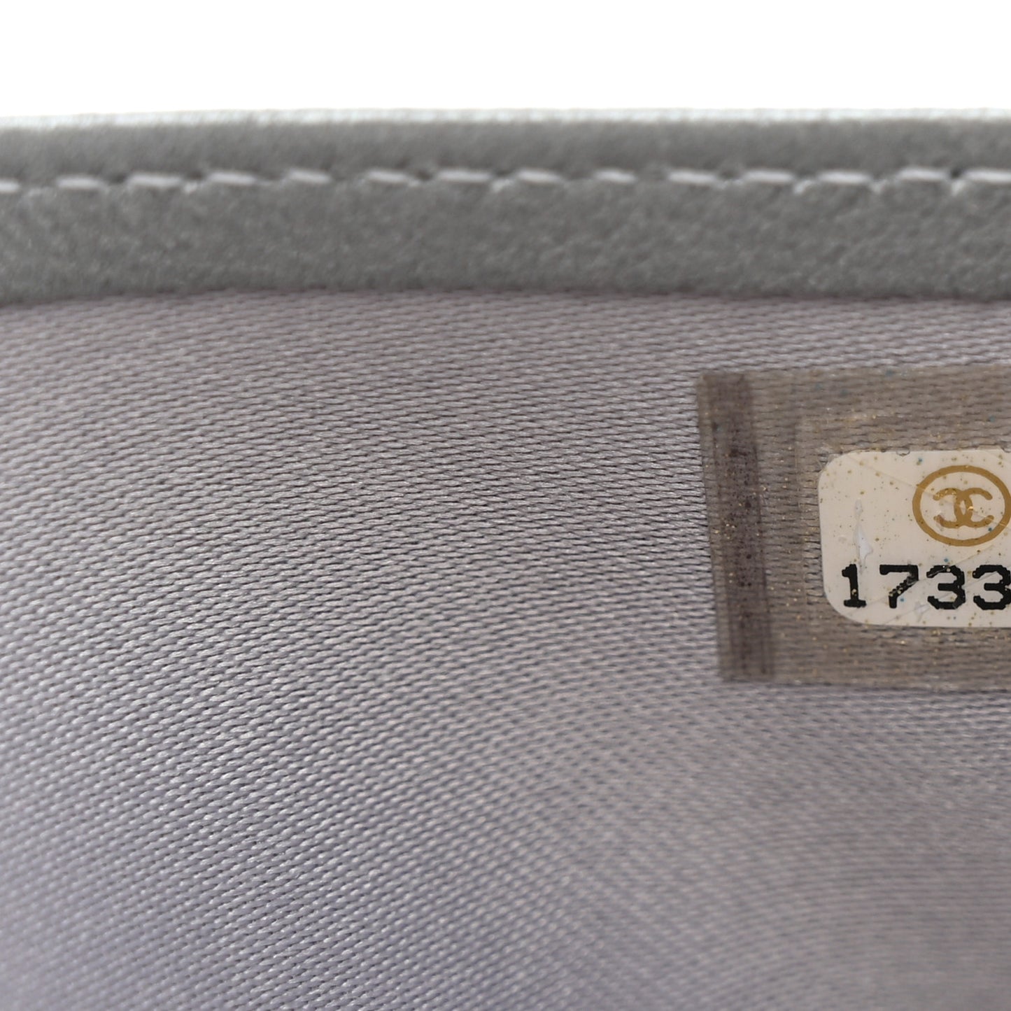 Lambskin Camellia Embossed Yen Wallet Black