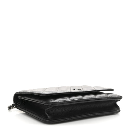 Chanel Caviar Quilted Wallet on Chain WOC Black 4 of 11