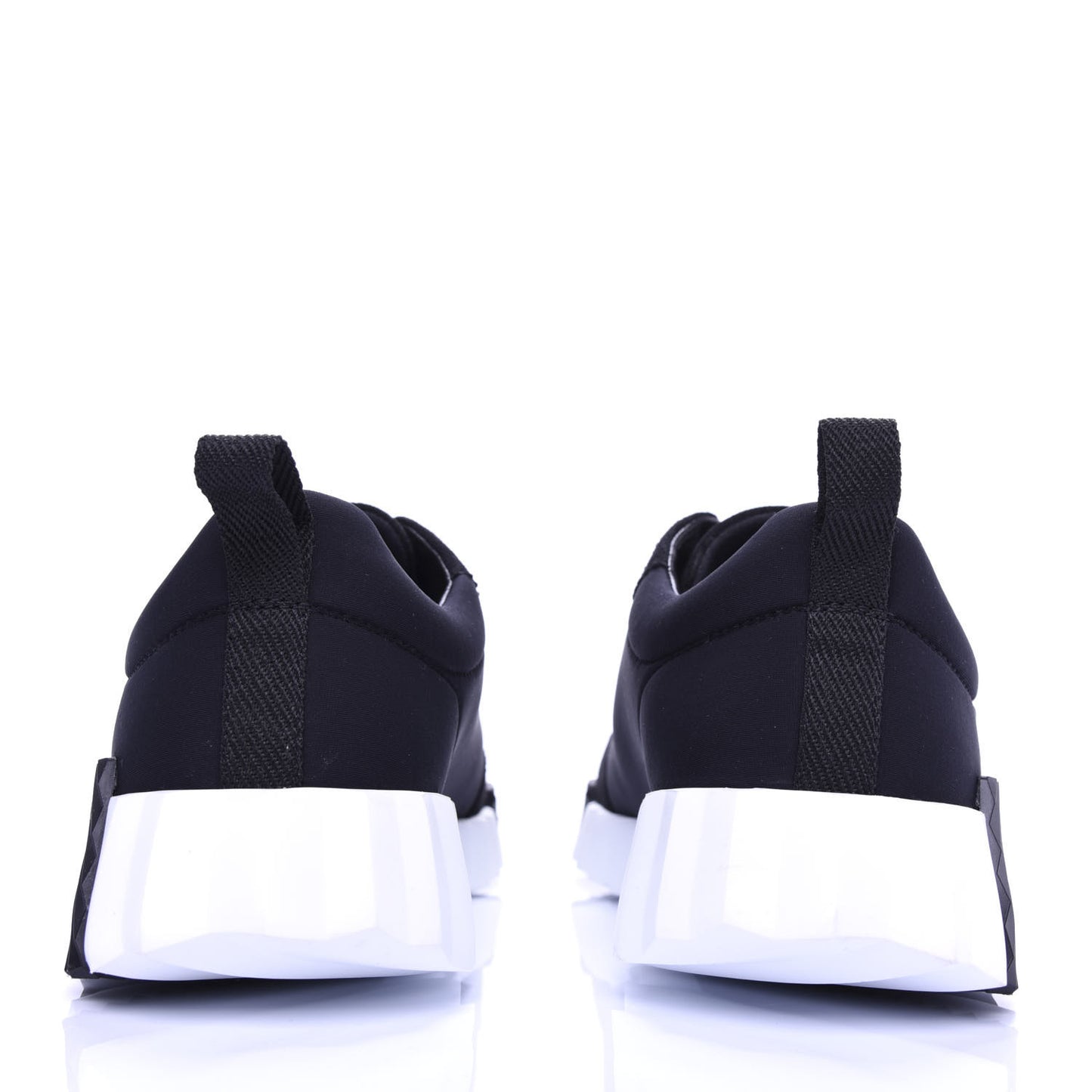 Technical Jersey Suede Goatskin Bouncing Sneakers 36