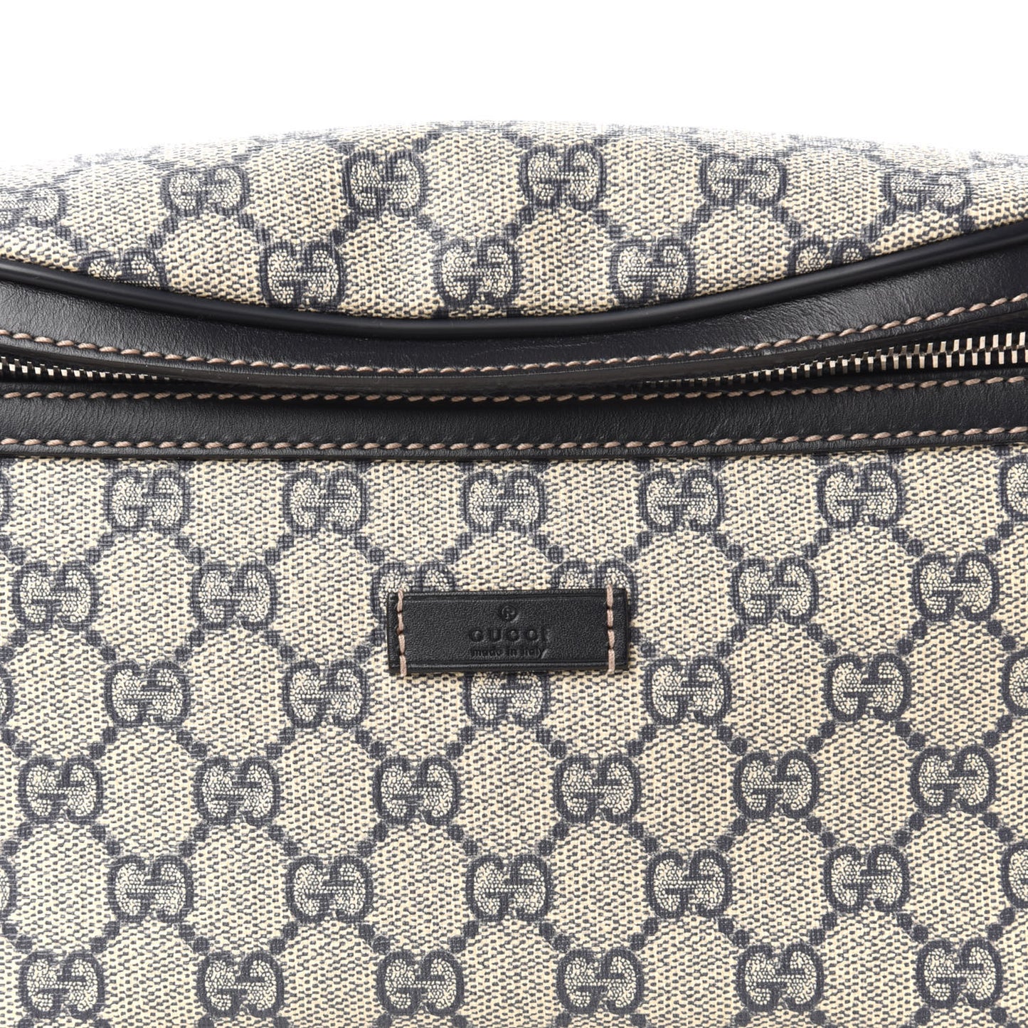 GG Supreme Monogram Belt Bag Navy