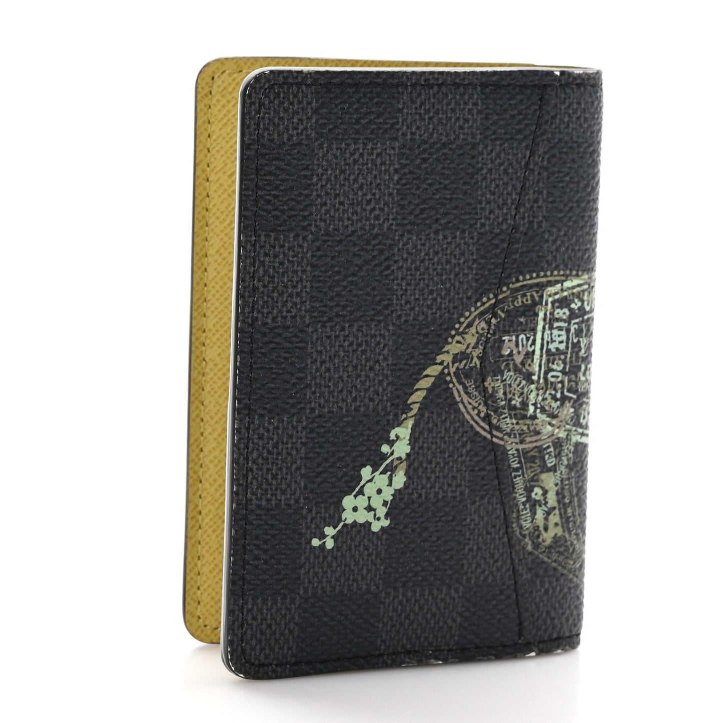 Damier Graphite Stamps Pocket Organizer NM