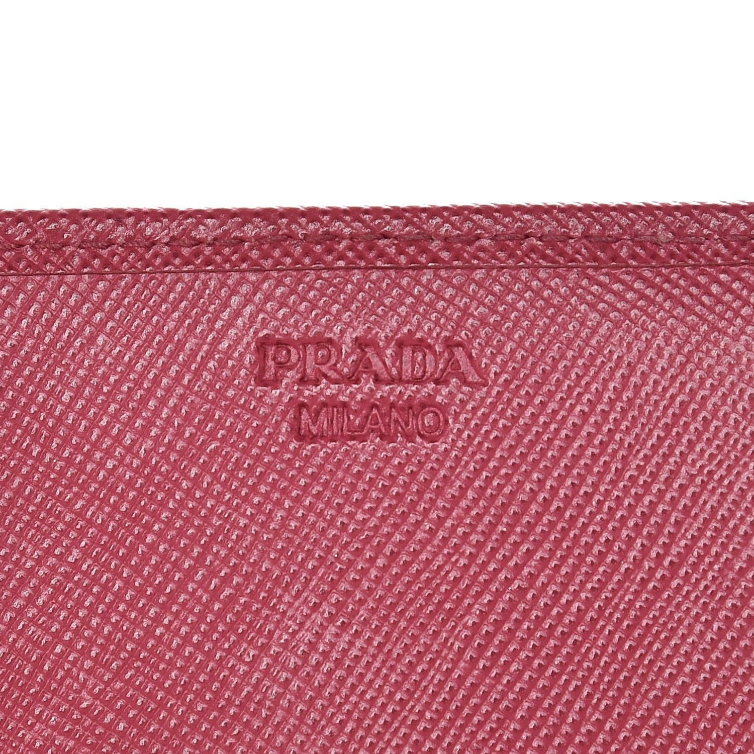 Prada Saffiano Bow Continental Wallet Peonia 6 of 15