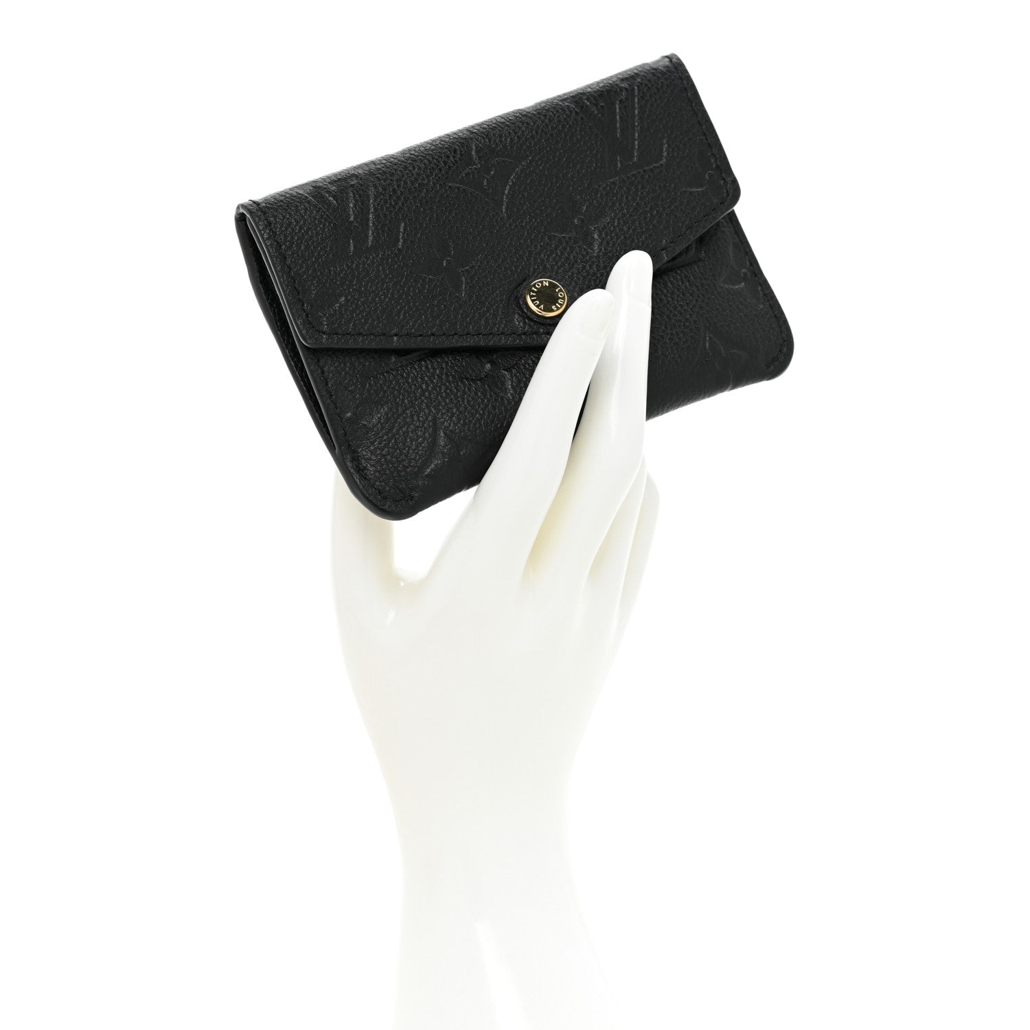 Louis Vuitton Empreinte Key Pouch Black 2 of 8