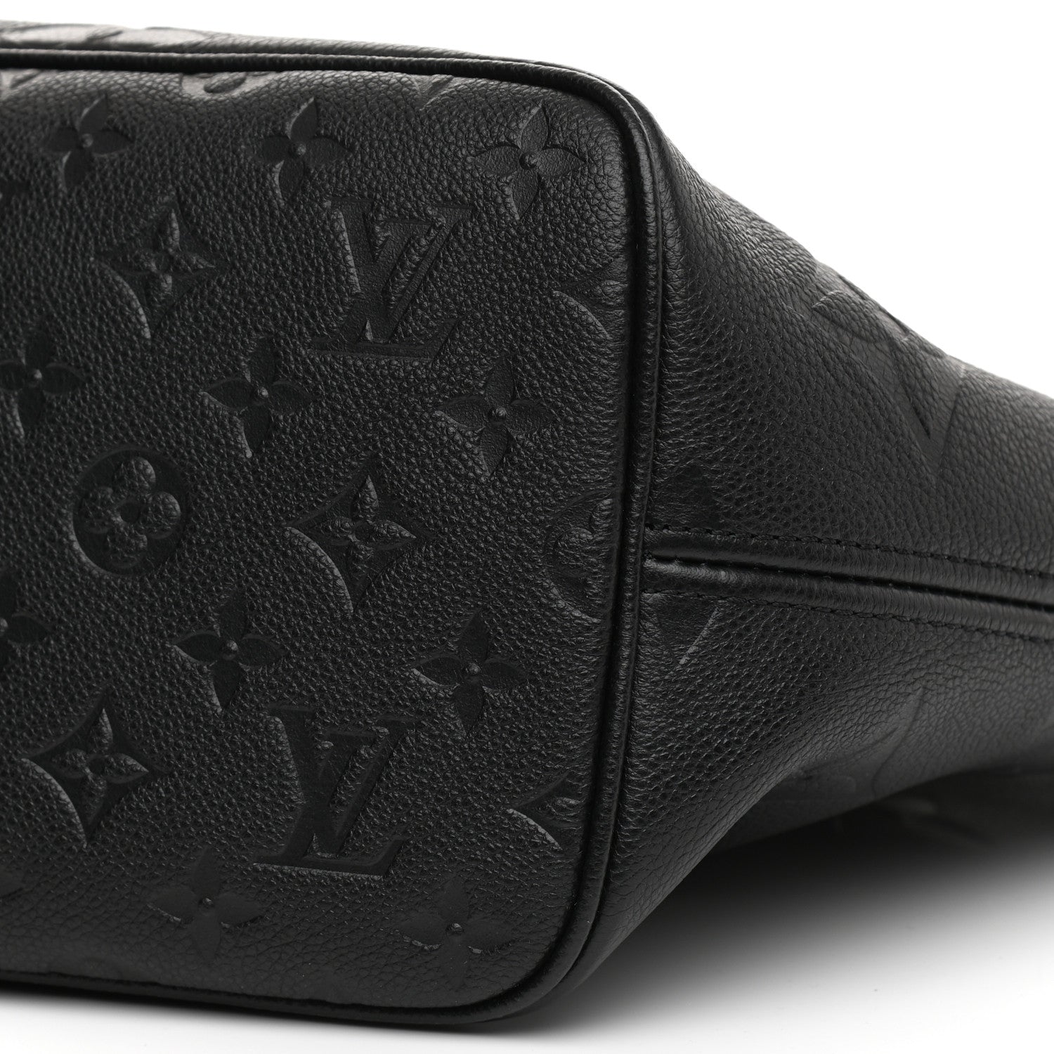 Louis Vuitton Empreinte Monogram Giant Neverfull MM Black 16 of 17