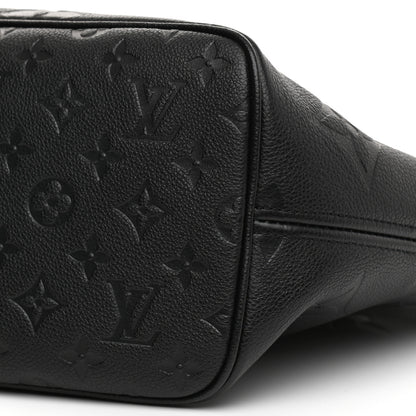 Louis Vuitton Empreinte Monogram Giant Neverfull MM Black 16 of 17