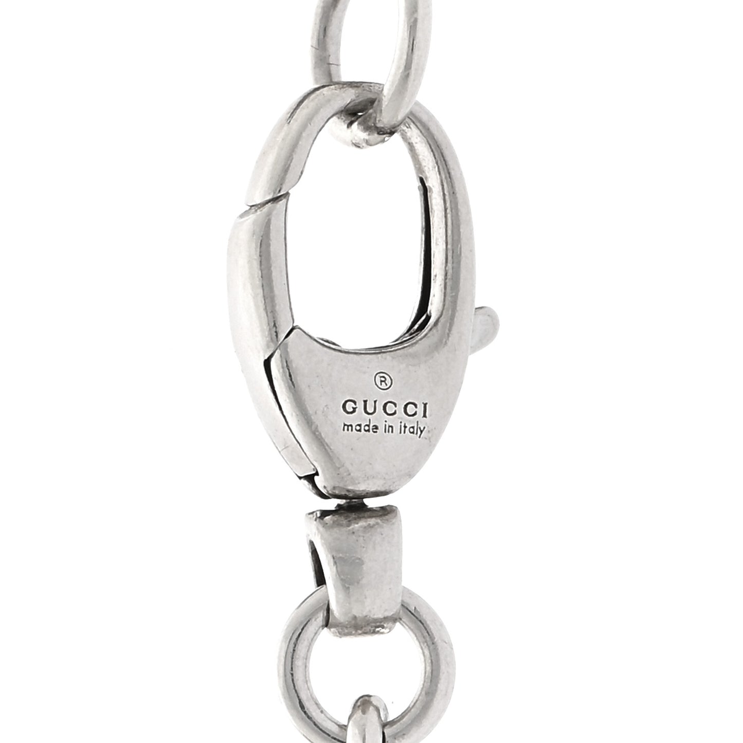 Sterling Silver GG Marmont Double G Pendant Necklace