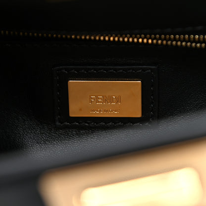 Fendi Nappa Mini Peekaboo Iconic Satchel Black 7 of 9
