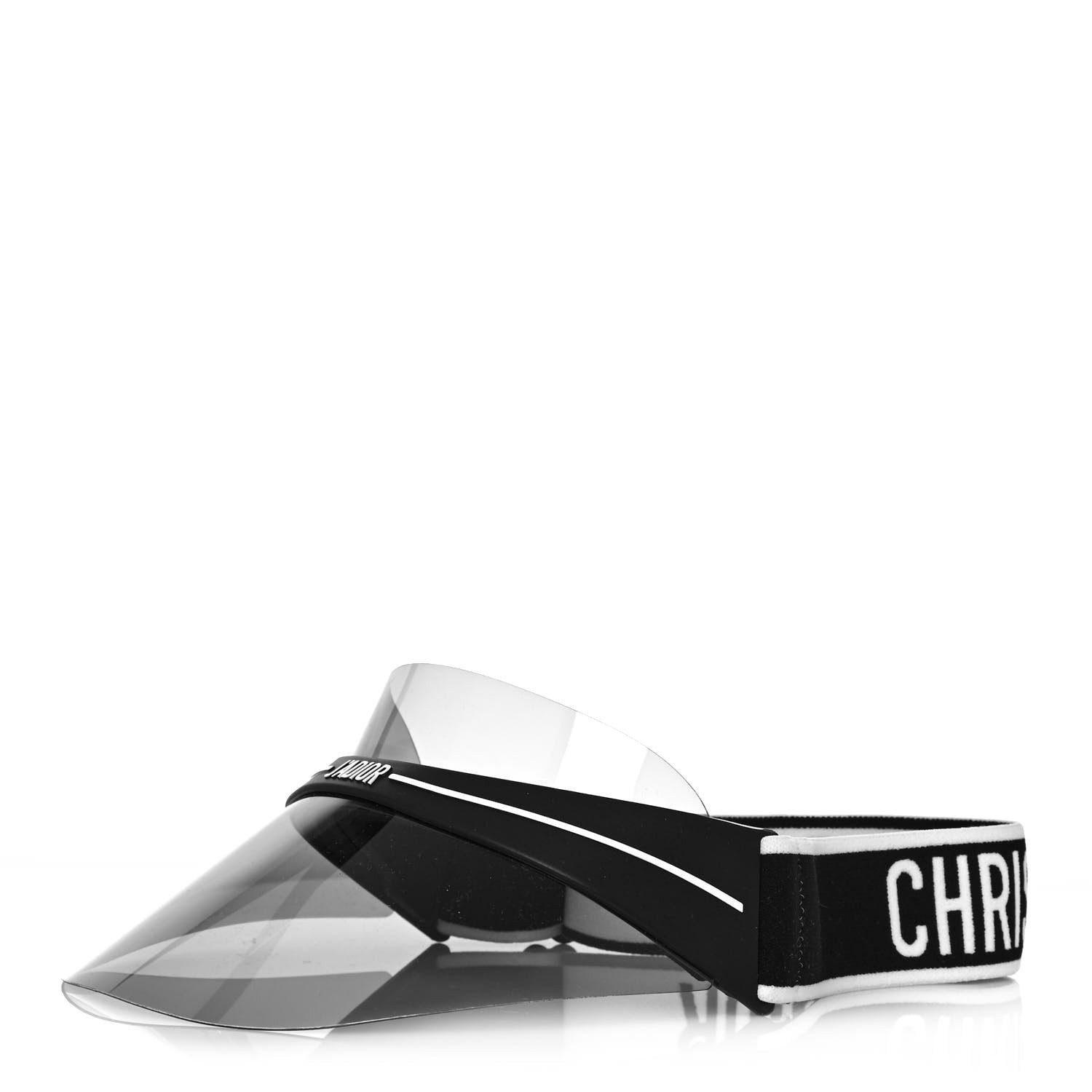Christian Dior Mirrored DiorClub1 Sun Visor Black 1 of 9