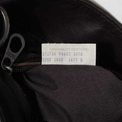 Bottega Veneta Nappa Intrecciato VN Flat Messenger Bag Ebano 8 of 8