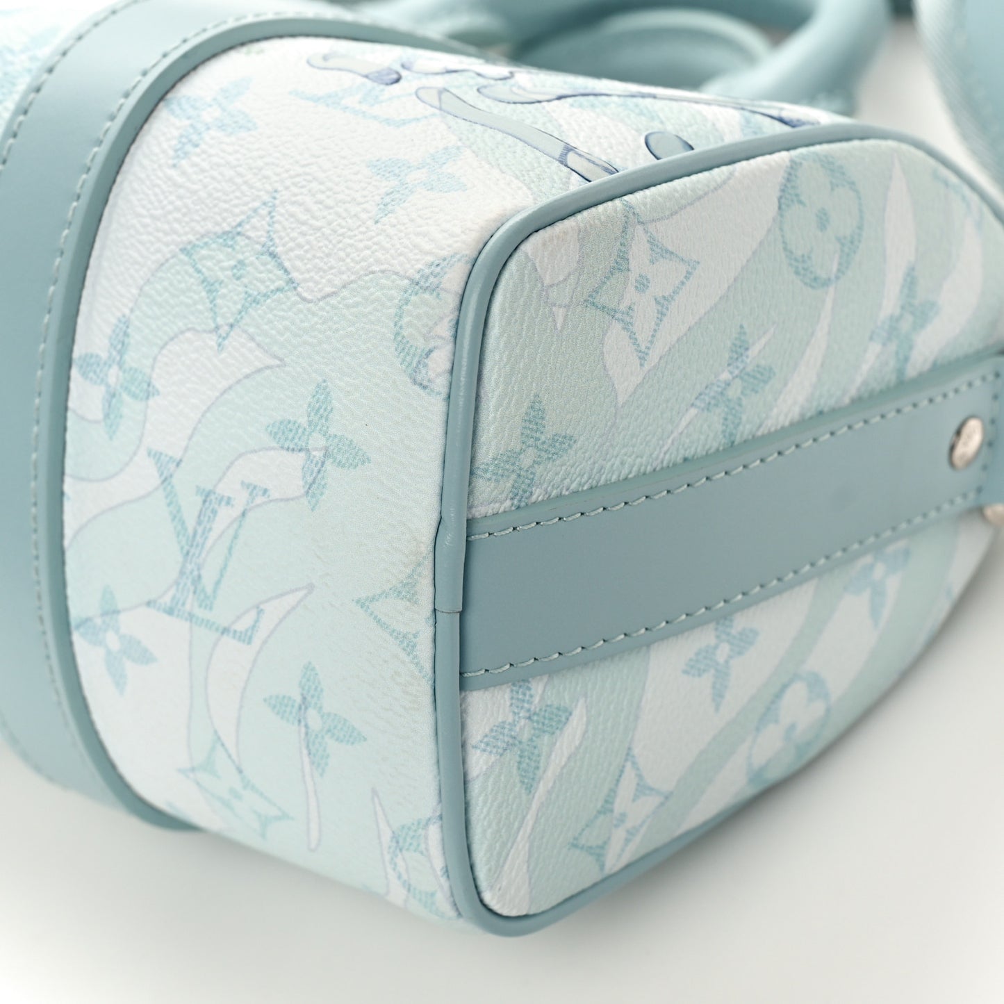 Monogram Aquagarden Keepall Bandouliere 25 Crystal Blue