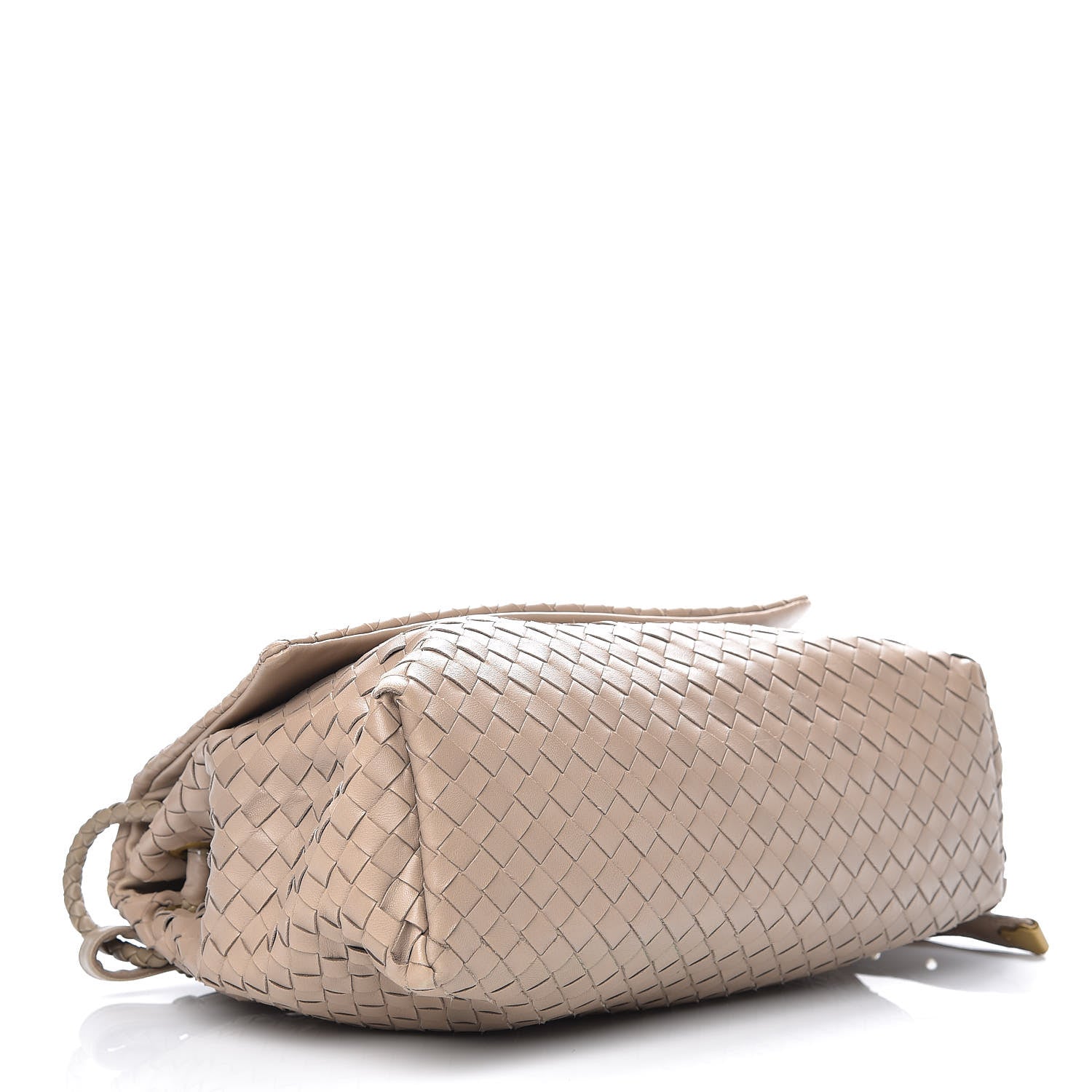 Bottega Veneta Nappa Intrecciato Flap Shoulder Bag Limo 4 of 12