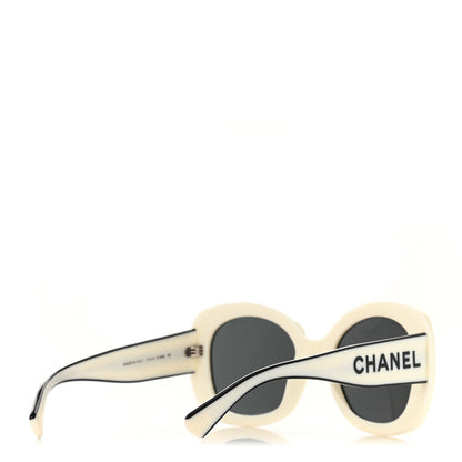 Chanel Acetate Sunglasses 71414 White 3 of 7