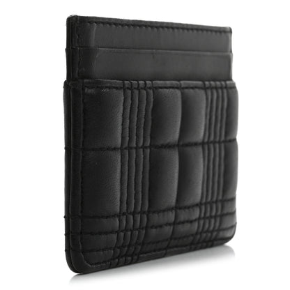 Burberry Lambskin Quilted Small Lola Card Holder Black 3 of 12