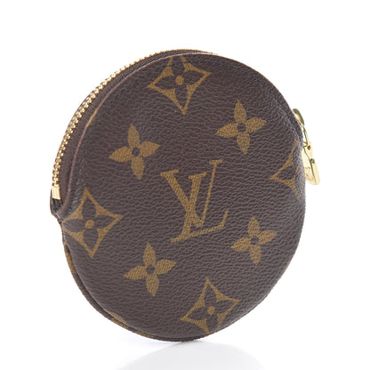 Louis Vuitton Monogram 2019 Christmas Animation Round Coin Purse Blue 3 of 7