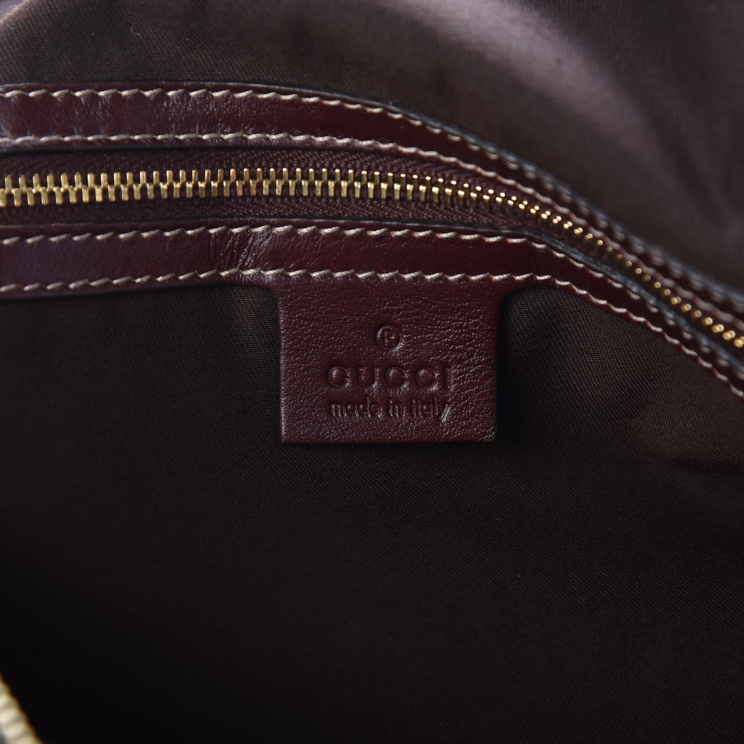 Gucci Monogram Medium Horsebit Nail Boston Brown 6 of 8