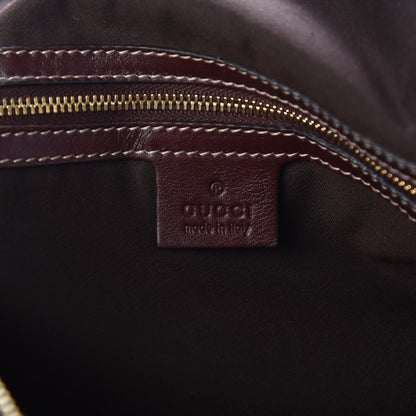 Gucci Monogram Medium Horsebit Nail Boston Brown 6 of 8