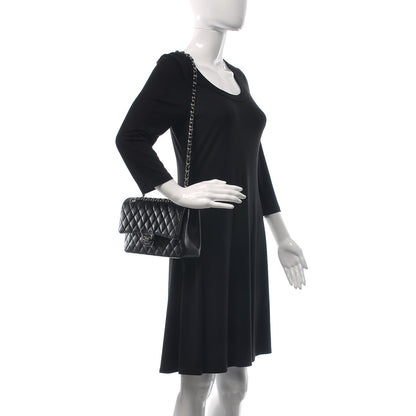 Chanel Caviar Quilted Medium Double Flap Black 2 of 11