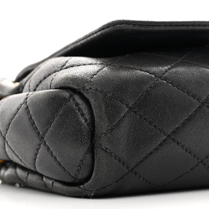 Saint Laurent Lambskin Quilted Monogram Mini Nolita Black 9 of 16