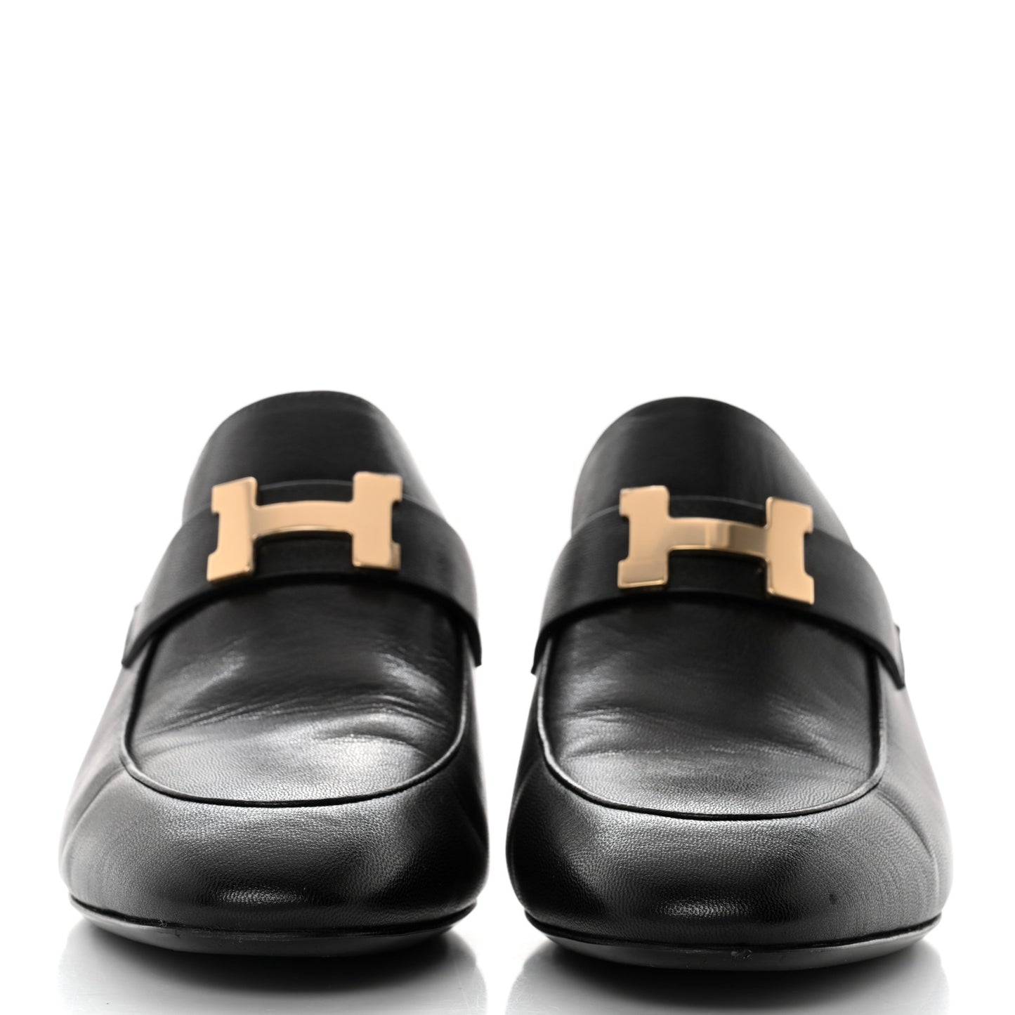 Goatskin Paradis Mules 37.5 Black