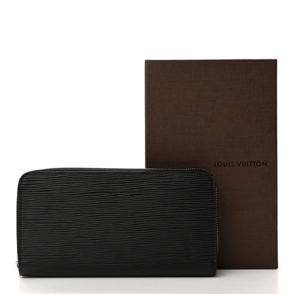 Louis Vuitton Epi Zippy Wallet Black 11 of 11