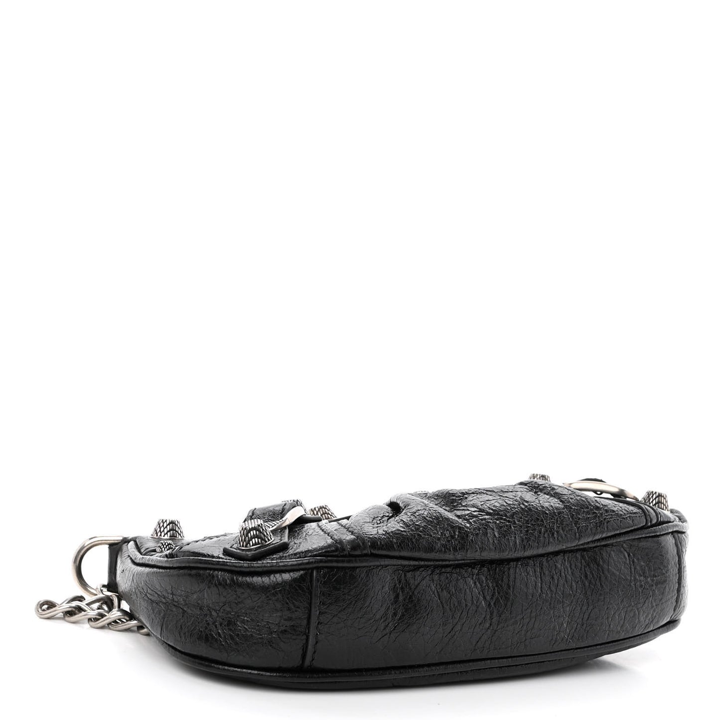 Agneau Arena Le Cagole Mini Purse With Chain Black