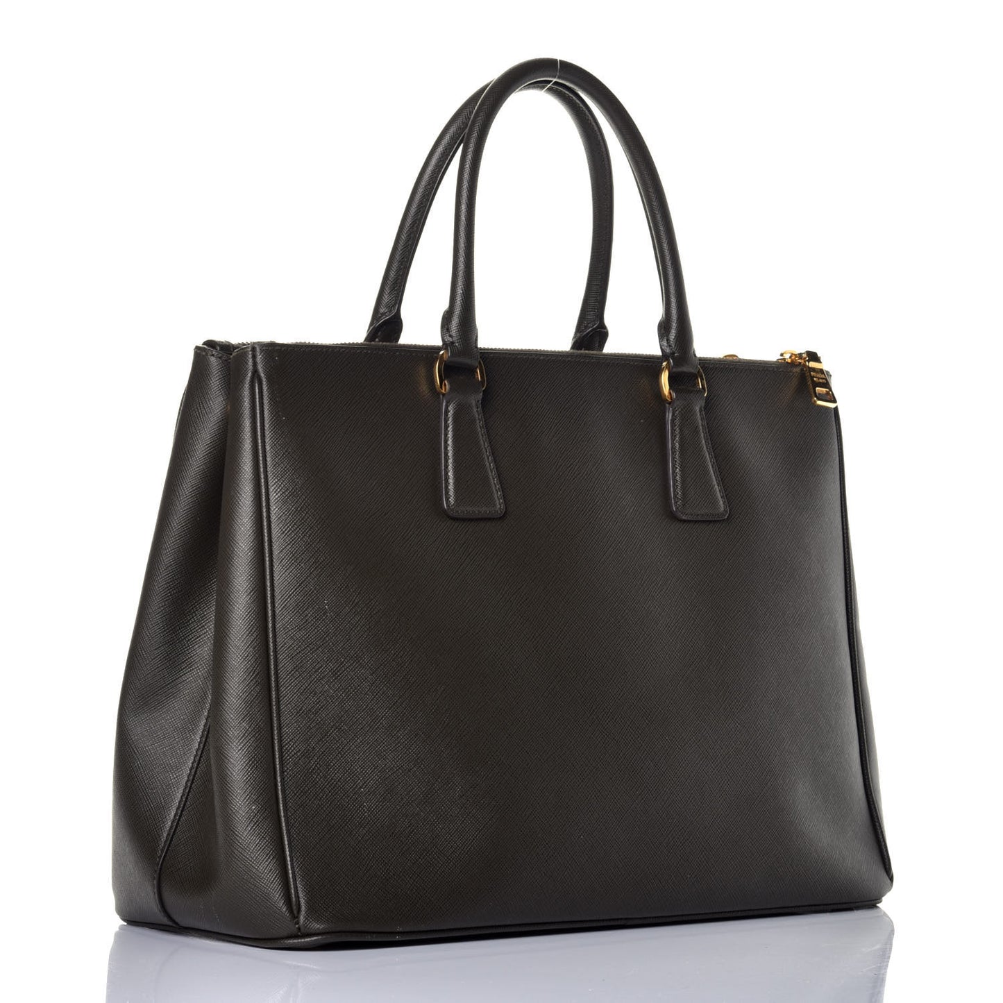Saffiano Large Galleria Double Zip Tote Militare