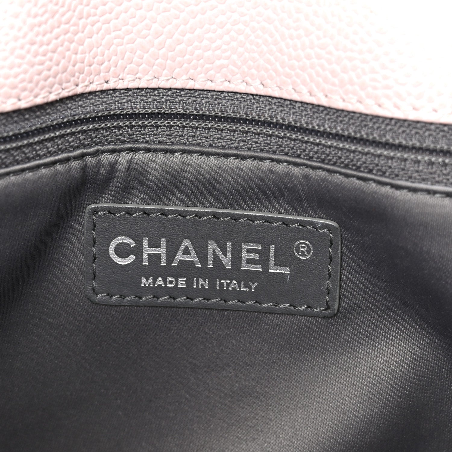 Chanel Caviar Quilted Grand Shopping Tote GST Light Pink 6 of 11