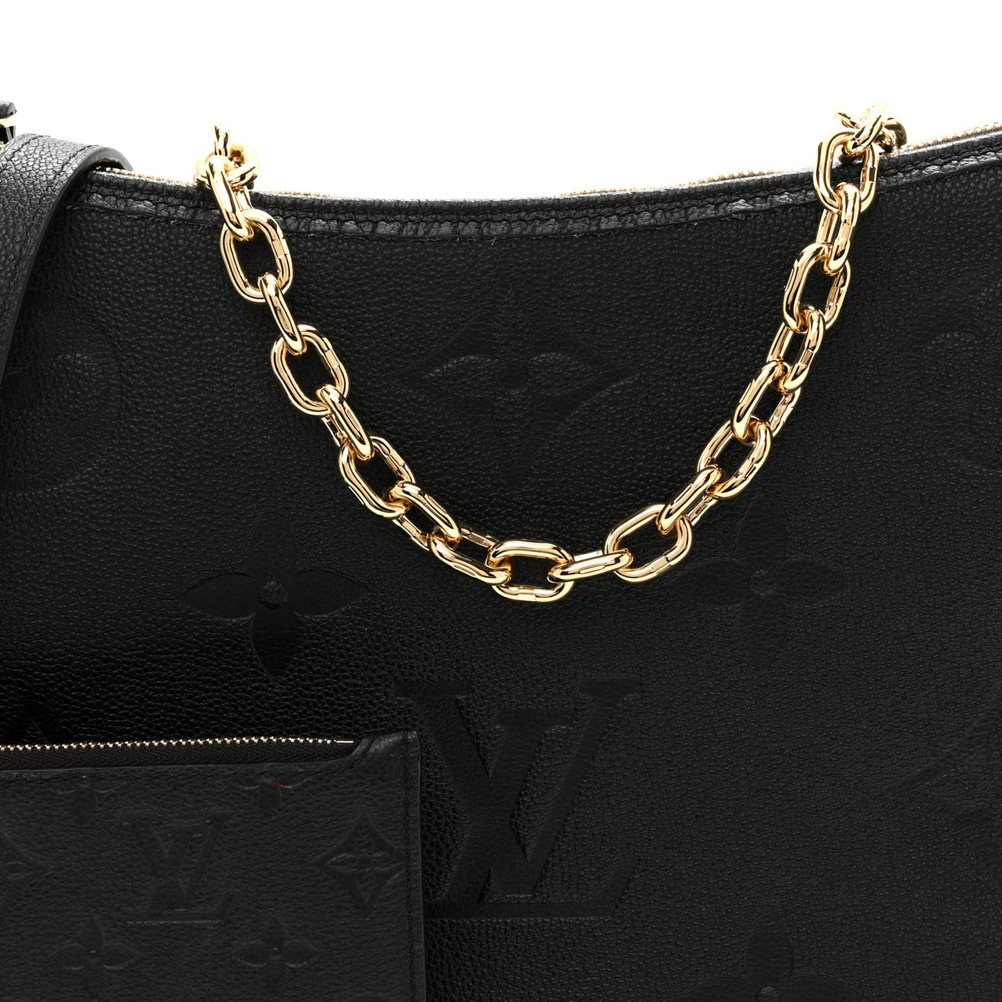 Empreinte Monogram Giant Loop Hobo Black