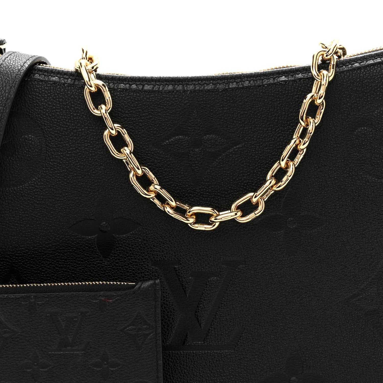Louis Vuitton Empreinte Monogram Giant Loop Hobo Black 8 of 10