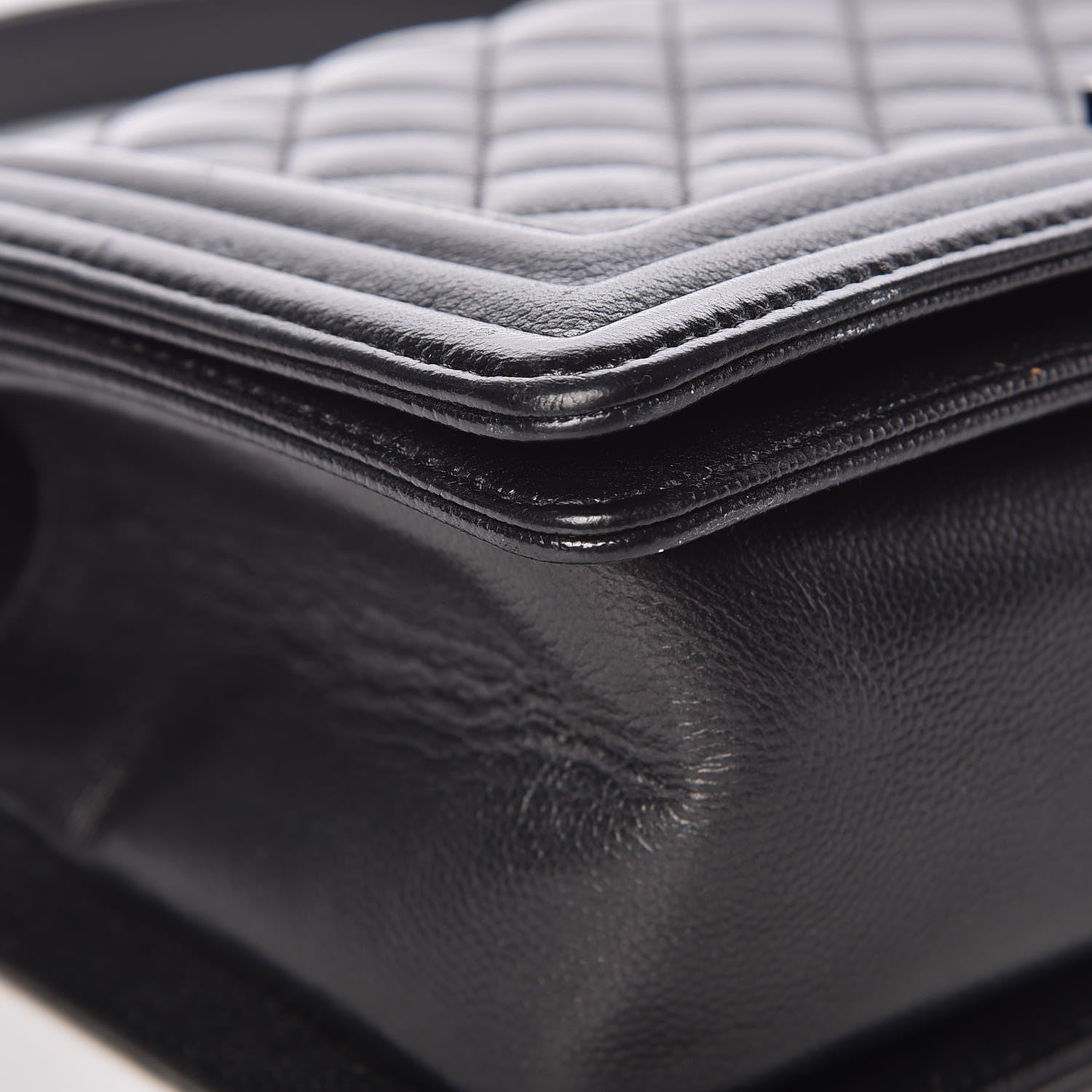 Chanel Caviar Quilted Medium Boy Flap So Black 8 of 13