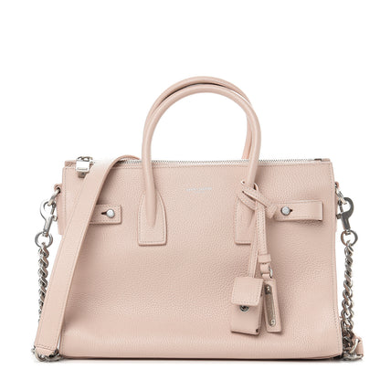 Saint Laurent Grained Calfskin Baby Sac De Jour Souple Marble Pink 1 of 7