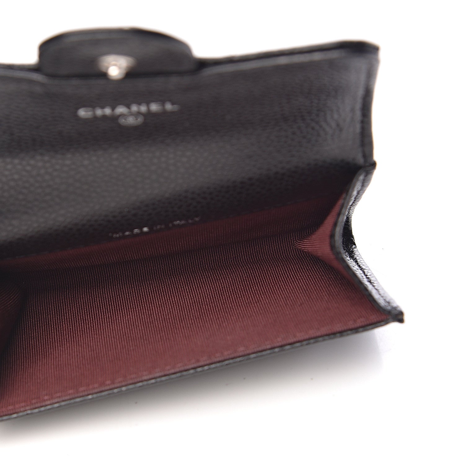 Chanel Caviar Quilted Flap Card Holder Black 5 of 9