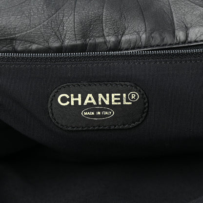 Chanel Calfskin Embossed CC Messenger Bag Black 6 of 15