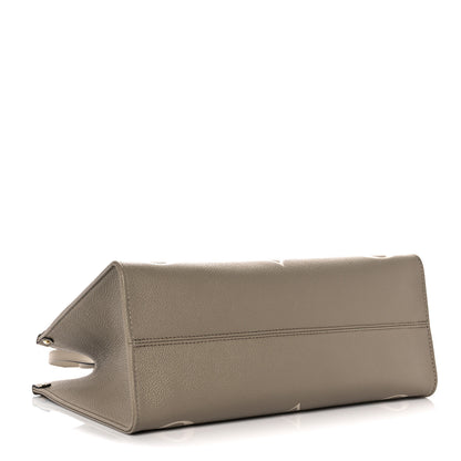 Louis Vuitton Empreinte Monogram Giant Onthego MM Tourterelle Creme 3 of 7