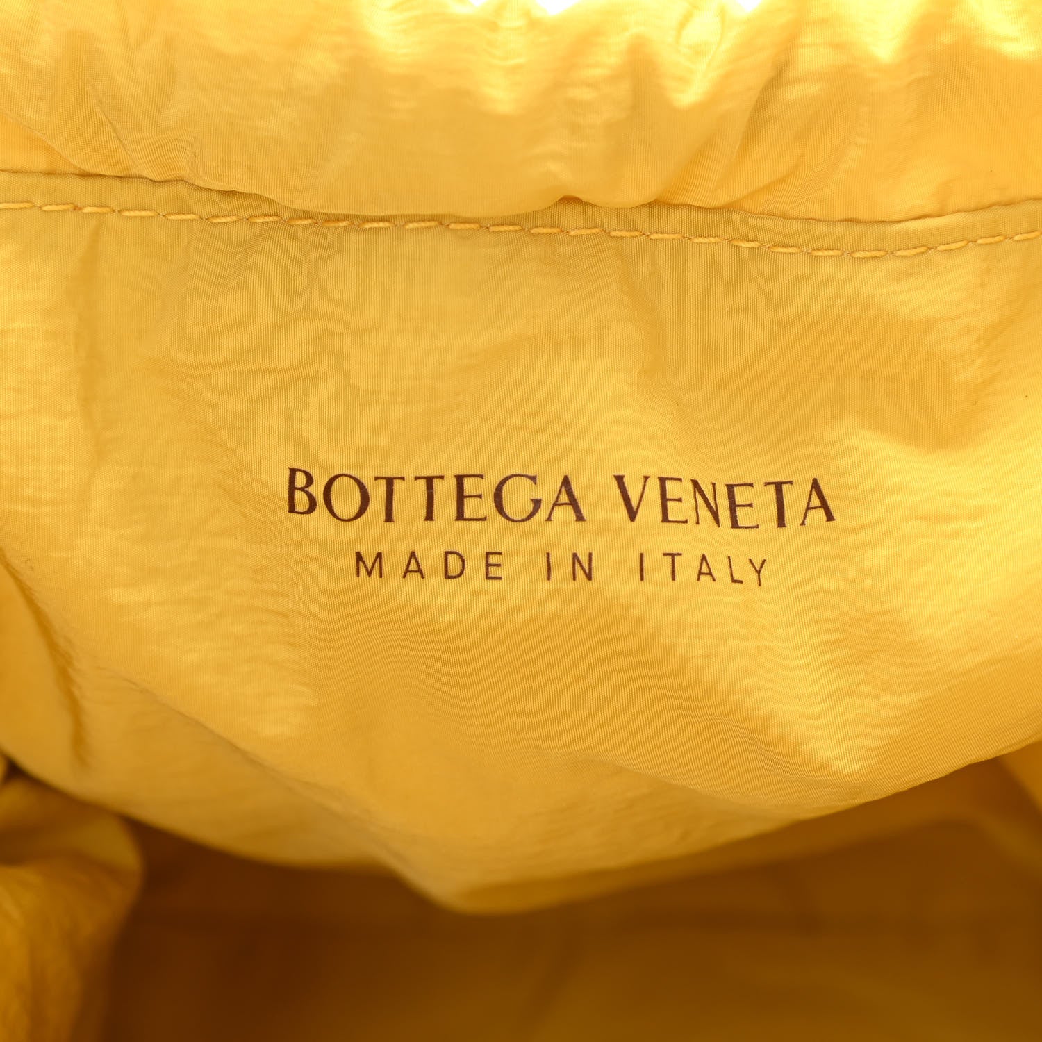 Bottega Veneta French Calfskin Small Shell Bag Yellow 7 of 11