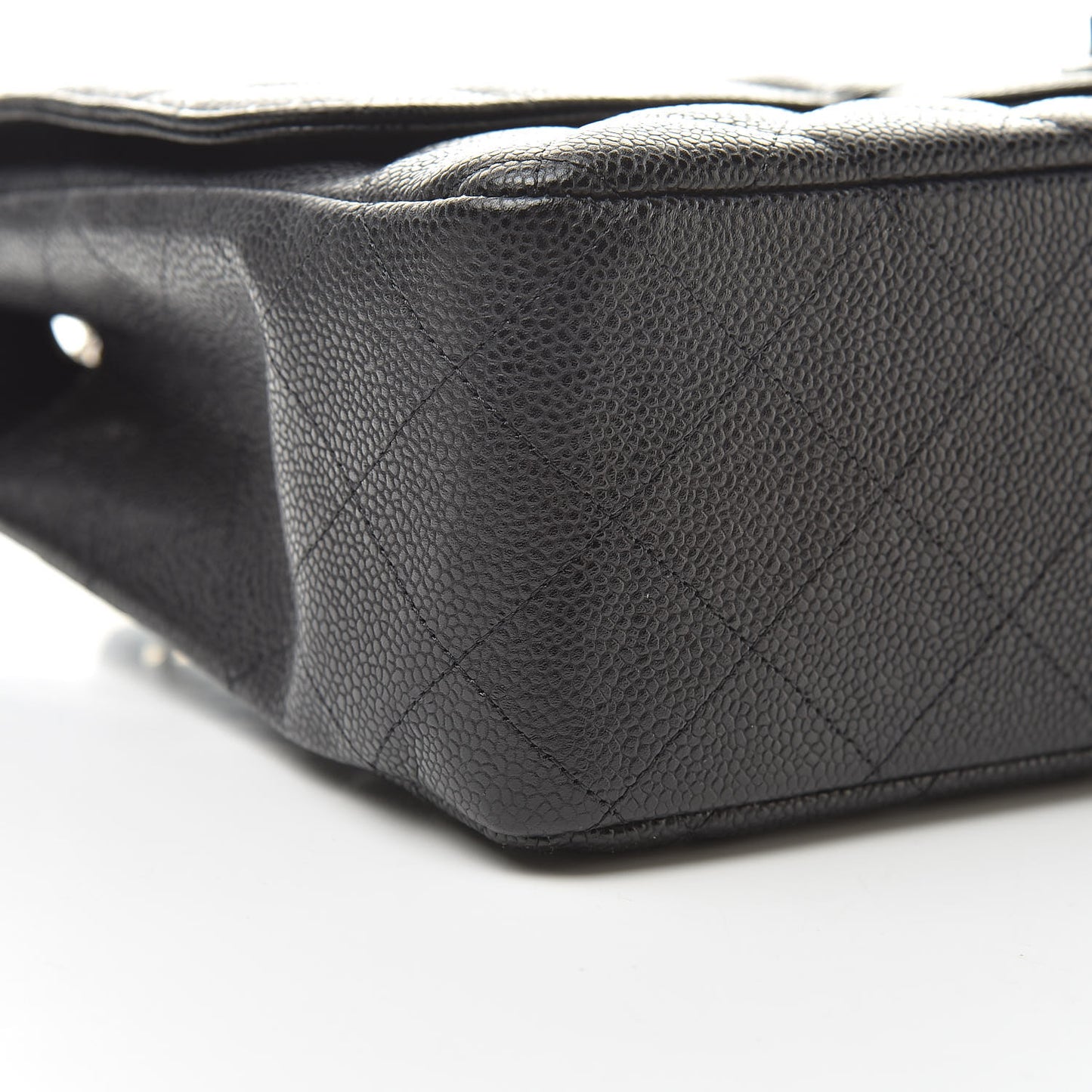 Caviar Quilted Jumbo Single Flap Black