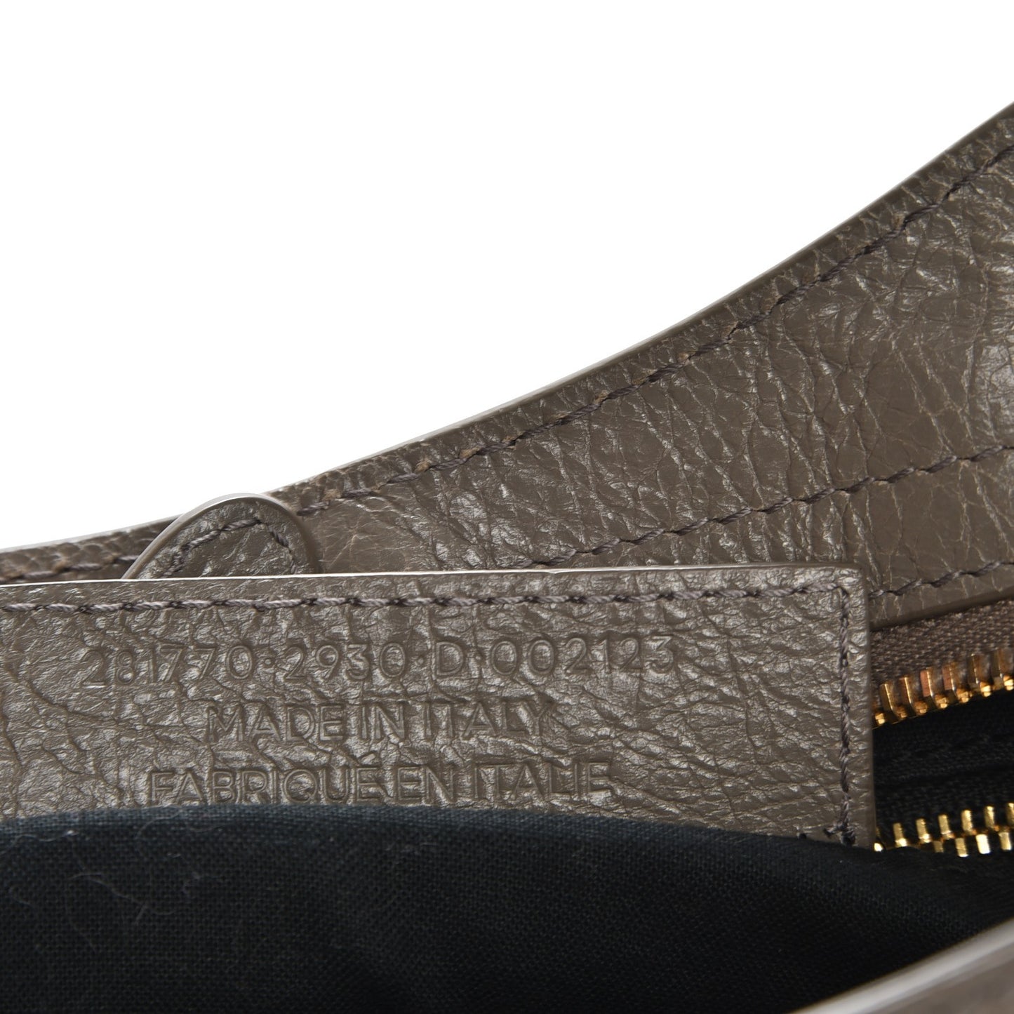 Agneau Giant 12 Gold Hardware City Beige Liege