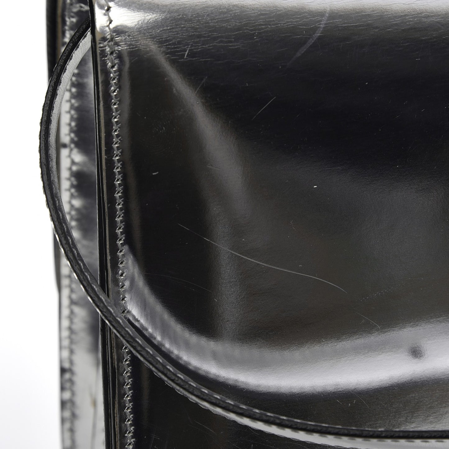 Mirror Box Calfskin Medium Classic Box Flap Bag Silver