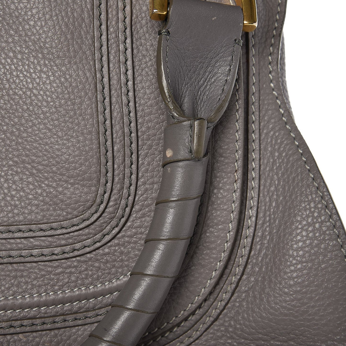 Calfskin Medium Marcie Satchel Cashmere Grey