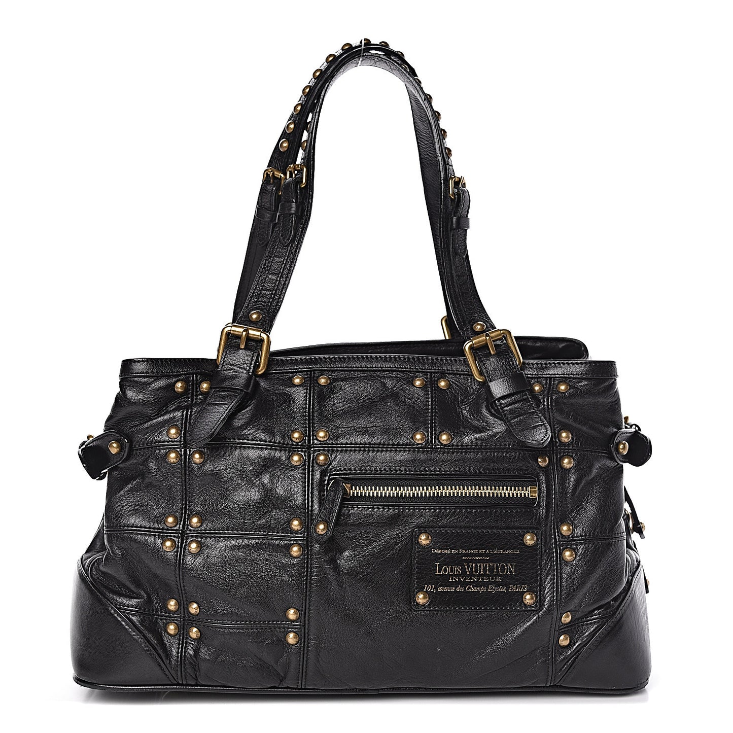 Lambskin Riveting Black