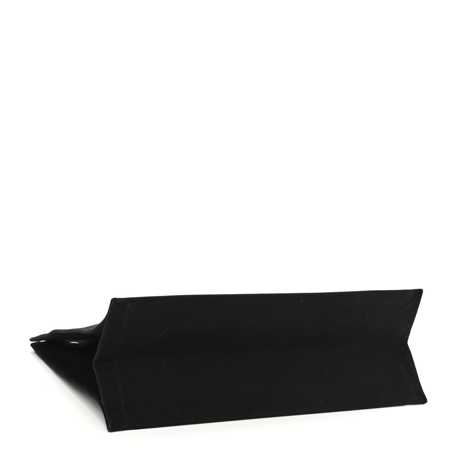 Saint Laurent Linen Calfskin Rive Gauche Tote Black 4 of 8