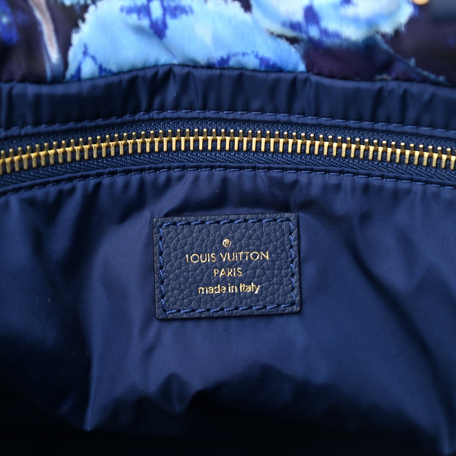 Louis Vuitton Nylon Monogram Ikat Noefull MM Grand Blue 7 of 11