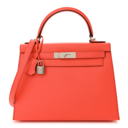 Hermes Epsom Kelly Sellier 28 Rose Texas 1 of 13